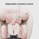 My Babiie MBCS300 Easy 360° Spin R129 Baby Car Seat – Top Tether, ISOFIX, Birth to 12yrs (40-150cm), i-Size, ERF, Group 0+/1/2/3, Rotating 360 Swivel - Pink Leopard - 8