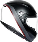 AGV Helmet K6 ECE MULTI MPLK M-L MINIMAL PURE MATT BLACK/WH/RED - 4