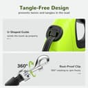 Pecute Guinzaglio per Cani 8M, Guinzaglio Cane Retrattile a Prova di Masticatore Migliorato, Controllo con un Solo Pulsante e Anti-groviglio, per Cani di Taglia Media e Grande fino a 50 kg - 4