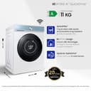 Samsung Lavatrice BESPOKE AI™ QuickDrive™ WW11BB944DGMS3 Libera installazione, 11 Kg, 1400 RPM, Classe A, Wifi, Vapore, Carica Frontale, 60l x 85h x 60p cm - 2