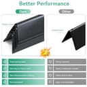 Spirit 300 Flavorizer Bar für Weber Spirit E-310 E-320 E-330 (2013-Current), Spirit II E-310 S-310 Serie (mit vorderen Brennerknöpfen), 38,9cm Porzellanemaille Hitzeschild für Weber 7636 Ersatzteile - 4