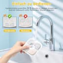 25 Stück katzenbrunnen filter Ersatz für catit pixi trinkbrunnen filter,filter für katzenbrunnen Mit dreifachem Filtersystem, einschließlich Harz und Aktivkohle,Kompatibel mit catit trinkbrunnen, - 6