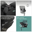 Silver Cross - Motion All Size 2 360 Car Seat - Newborn to 12 years - Isofix Car seat - 5 Point Safety Harness - 360 Rotation - Space - 3