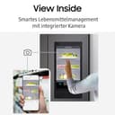 Samsung RS90F67BEFEF Side-by-Side Kühl-Gefrierkombination, AI Kühlschrank mit Gefrierfach, 178 cm, 614 l, Eis-/Wasserspender mit Tank, Family Hub, AI Energy Mode & Voice Control, Black Steel - 6