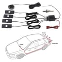 Sistema radar di retromarcia auto inverso Qualità Premium 4 Sensori di parcheggio Sistema radar di retromarcia auto inverso (bianco) - 4