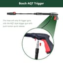 YUET Manguera de alta presión (10 m) Accesorio para lavadora de alta presión Bosch AQT Aquatak F016800360 negro - 2