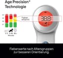 Braun Sensian 7 Kontaktloses Stirnthermometer | Age Precision Technologie | 3-in1 | Farbcodiertes Digitaldisplay | Geeignet für Babys und Kinder | Die #1 Marke bei Ärzten(1) | BNT400 - 2