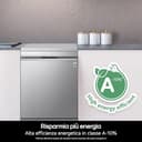 LG DF587HVS Lavastoviglie Libera Installazione Classe A -10%, 14 Coperti, Lavaggio a Vapore TrueSteam, LED Esterno, Sistema QuadWash, 4 Bracci Irroratori, Serie 5, Auto-Apertura, 43dB, Wi-Fi, Grigia - 3