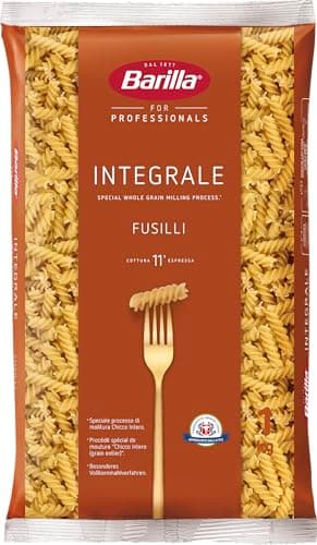 Barilla Fusilli Integrale Whole Grain Pasta - 1 kg