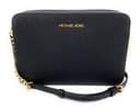 Michael Kors Jet Set Large East West Crossbody Black Saffiano - 5