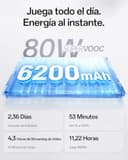 OPPO Reno15 Pro 5G Smartphone Android, 12+512GB, Pantalla AMOLED 6.32" 120Hz, Cámara Ultra Clara 200MP, Video 4K HDR, Batería 6200mAh, MediaTek Dimensity 8450, con Cargador 80W SUPERVOOC, Dusk Black - 8