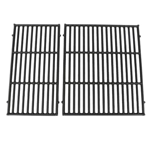 Utheer Matte Porcelain-Enameled Cast Iron Grill Grates Replacement for Weber Genesis 300 & 400 Series (2025+ Models), Fits E/S-325, E/S-330, E/S-335, E/S-435, E-430, EX-335, Nonstick Cooking Grate