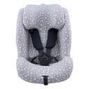 JYOKO Kids Funda de Algodón para Silla de Coche Compatible con Recaro Salia 125 Y Joie I-SPIN Grow (White Star) - 1
