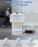 ECOVACS X11 OMNICYCLONE Robot Aspirapolvere Lavapavimenti, BLAST e 19.500 Pa, Boost di Potenza Ultrarapido, OZMO ROLLER 2.0, Altezza Massima di Salita di 4 cm, Rullo Esteso, Svuotamento Automatico - 9