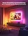 Govee RGBICW TV Backlight 3 Lite with Fish-Eye Correction Function Sync for 40-50 Inch TVs, 2.4 m Wi-Fi TV LED Strip with Camera, 4 Colours in 1 Lamp Bead, Voice and App Control - 3
