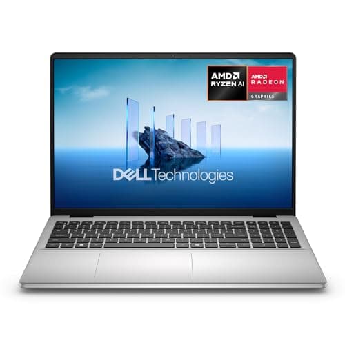 Dell 16 Laptop DC16256 Copilot+ PC 16" 2K (1920x1200) IPS Display, AMD Ryzen 7 350, AMD Radeon Grafica, 32GB DDR5 RAM, 1TB SSD, Windows 11 Home, Tastiera QWERTY IT Retroilluminata, Argento