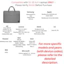 Pink Stylish Laptop Briefcase 15-16 Inch ONLY MacBook Pro 15 16 M1 M2 M3 Pro Max Dell XPS 15 Inspiron HP Spectre x360 Victus Lenovo Legion IdeaPad ASUS VivoBook ZenBook Pro Acer Aspire Women - 6