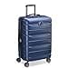DELSEY PARIS - AIR ARMOUR - Valigia Rigida Media Estensibile - 68x44x32 cm - 77 L - L - Blu Notte - 2