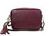 Bella Women's Italian Leather Crossbody Bag (Berry) - 3