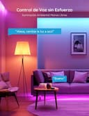 Govee Tiras LED 5m, Luces LED Habitacion WiFi Inteligente RGB Funciona con Alexa, Google Assistant y App, 64 Modo de Escena y Música para TV, Techo y Juego Electrónico - 2