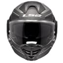 LS2, Casco Moto Modulare ADVANT X CARBON HORIZON Matt Silver Grey, L - 5