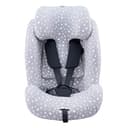 JYOKO Kids Funda de Algodón para Silla de Coche Compatible con Recaro Salia 125 Y Joie I-SPIN Grow (White Star) - 4