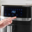 Russell Hobbs Freidora de Aire, Air Fryer, Freidora sin Aceite 8,3 L, XXL [tamaño compacto, bajo nivel ruido, pizzas de 26 cm] Satisfry (piezas aptas lavavajillas, pantalla táctil, grill) 27632-56 - 4