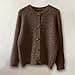 Generisch Cardigan da donna con bottoni a barra, morbido cardigan in lana con scollo rotondo | Accogliente giacca per un look naturale, Stil_o01 Marrone, Taglia unica - 2