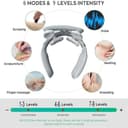 Neck Massage Machine with 4-Head Design – Electric Heated Cervical Spine Massager with Light Vibration Hot Compress – Neck & Shoulder Pain Relief for Home, Office, and Travel – Ergonomic Design - 5