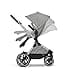 CYBEX Gold EOS Lux 2-in-1 Pushchair Travel System from Birth to 22 kg (approx. 4 Years), Stone Grey - 3