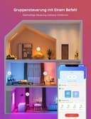 Govee Smart Glühbirne E27, WLAN LED Lampe RGBWW kompatibel mit Matter, Alexa und Google Assistant, dimmbare mit 16 Millionen DIY-Farben, 800LM, 54 Szenen, Smart Home Alexa Zubehör, 4 Stück - 4