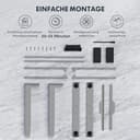 FLEXISPOT Höhenverstellbarer Schreibtisch Gestell, elektrisch mit 2 Motoren, 3-stufiges Tischgestell höhenverstellbar mit Memory-Steuerung & & Sitz-Erinnerung, bis 160 kg belastbar (Grau) - 7