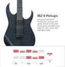 Ibanez Gio GRGR221FA-TDK Electric Guitar - RG Solid Body - 6 String - IBZ-6 Pickups - Roasted Maple Neck - Flamed Maple Art Grain Top in Transparent Indigo Black - 7