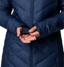 Columbia Damen Lange Steppjacke mit Kapuze, Heavenly - 6