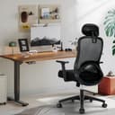 Milacyee Silla Oficina, Silla Ergonomica Escritorio, Silla Ergonómica con Reposacabezas, Reposabrazos,90°-130° Bloqueable Respaldo,Ajuste de Altura,Silla de Escritorio Capacidad de Peso 150KG - 2