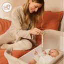 lionelo LUNA lettino portatile con materasso, co-sleeping, da neonato a 9kg, altezza e inclinazione regolabili, 4 ruote con blocco, fissaggio al letto dei genitori, arioso lettino da affiancare - 8