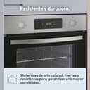 Candy FIDCP X625 L, Horno Multifunción, 70L, Bandeja y Rejilla, Limpieza Aquactiva, Convección + Ventilador radial, 8 Funciones, Display Timer Touch, Mandos Push&Pull, Puerta 2 Cristales, Inox y Negro - 6