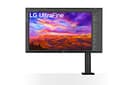 LG Electronics UltraFine Monitor 32UN88A, 32 inch, 4k, 60Hz, 5ms, IPS Display, HDR 10, Energy Saving, HDMI, Displayport, USB C, Anti Glare, Ergonomic Adjustable Stand with Clamp - 1