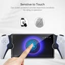 Holilo Vetro Temperato Pellicola per PS5 PlayStation Portal【2 Pezzi】 Pellicola Protettiva, Pellicola Durezza 9H Senza Bolle Protezione Schermo HD Anti-graffio Anti-Impronta - 4