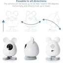 Catit PIXI Smart Mouse-Shaped Cat indoor Camera, App-Controlled Pet, White - 8
