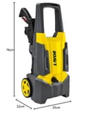 Lavor Idropulitrice Ad Acqua Fredda Dive Plus 130 Pressione Massima 130 Bar, Portata Massima 390 Litri Ora, Motore 1800 Watt, Giallo - 8