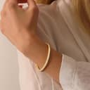 Turandoss Geschenk Muttertag für Mama, Tennisarmband Damen Gold, Elegantes 14 Karat Vergoldet Cubic Zirconia Damen Classic Gold Armreif Schmuck Geschenke für Frauen Damen Mädchen - 3