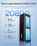 Baseus EnerGeek Power Bank 145W 20800 mAh, Bateria Externa Carga Rapida con 2X USB-C PD 3.0 100W MAX, Affichage Intelligent, Compatible con MacBook Pro, DELL, HP, SteamDeck, iPhone 16/15/14, Samsung - 3