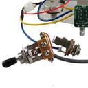 Pickups De Guitarra Humbucker Pickups Cuello Y Puente Pickup 4c Cableado Arnés Push-Pull Single Set para Gibson Epiphone Guitar Pastillas de Guitarra eléctrica (Color : Silver Black Frame) - 8