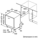 Bosch SMV8YCX02E Serie 8, Lavastoviglie da incasso a scomparsa totale, PerfectDry, Home Connect, Extra Clean Zone, EfficientDry, 60 cm - 3