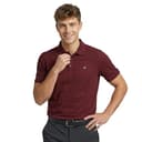 Calvin Klein Mens Campus Polo Shirt - Burgundy - M - 7