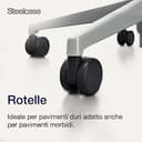 Sedia da Ufficio ergonomica Steelcase Series 2 con Supporto Lombare LiveBack e braccioli 4D Lentil, Prodotto in Europa - 9