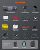 VANTRUE N4S 3 Lens STARVIS 2 Dashcam Auto, 5GHz WiF GPS 1944P+ 1440P+ 2.5K Dash Cam, 3 Channel HDR Nachtsicht Dashcams 10S. Puffer Parkmodus, LTE Optional, Sprachsteuerung, Max 1TB - 9