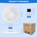 Confezione da 10 filtri di ricambio per fontanella per gatti + 10 filtri in spugna, compatibili con la fontanella per gatti wireless Petkit Eversweet Solo SE/Solo 2/3 Pro/3/2s - 7