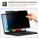 ZOEGAA Magnetic Microsoft Surface Laptop 7 15 Inch(2024) Privacy Screen,Removable Touchable Screen Filter,Anti-Blue Light Anti-Scratch Surface Laptop 7 Privacy Screen - 2